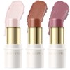 FALOCUTUS 3 Pcs UNIVERSAl Contour Stick Set,Cream Blush & Highlighter