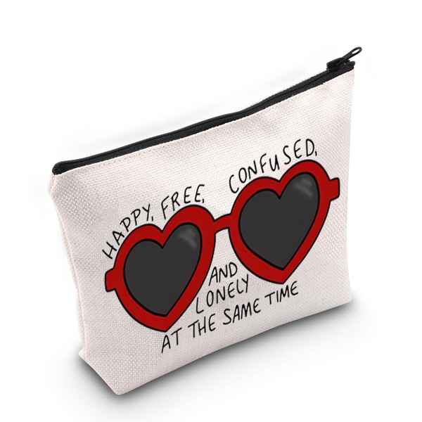 TOBGBE Album Inspired Gift Singer Sing Song with Zipper Makeup