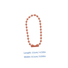 Tofficu 100 Piezas Cadena De Cuentas De Metal Llavero Decoración Navideña Cadena De Etiquetas Llaveros Para Manualidades Cadena De Metal Planchar Árbol De Navidad Pantalones