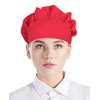 Nanxson 3pcs Unisex Chef Hat - Adjustable Elastic Work Cap