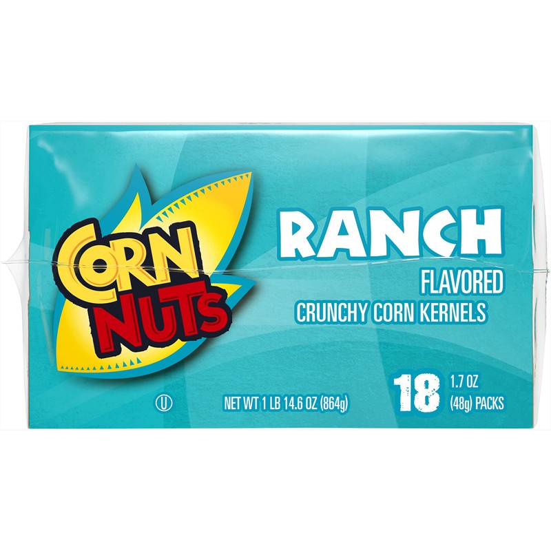 CORN NUTS Ranch Flavored Crunchy Corn Kernels, 1.7 oz. package