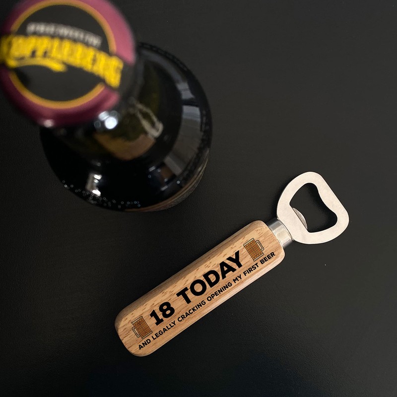 Novelty 18th Birthday Gift Bottle Opener Son Brother 18th Birthday