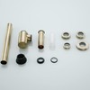 RANDOM Brass Contemporary Round Bottle P Trap 1 1/4,Basin Sink