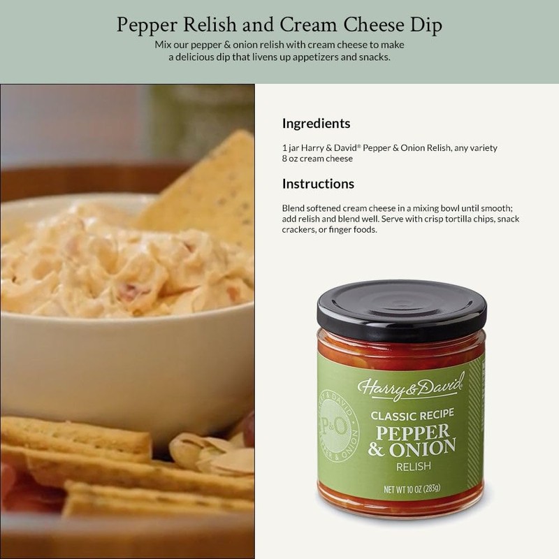 Harry & David Classic Recipe Pepper & Onion Relish (10