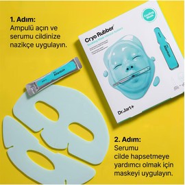 Cryo Rubber with Soothing Allantoin by Dr. Jart+ for Unisex - 2 Pc 0.14oz Allantoin, 1.41oz Rubber Mask