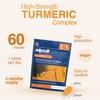 Zipvit Turmeric Tablets 10,000mg Providing 95% Active Curcumin with Bioperine