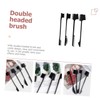 Mikinona 4-in-1 Hairline Combs Double-headed Makeup Brow Brush Kit for