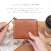 Nafka NFK-72007 Women's Wallet, Genuine Leather, Mostro Leather, Simple, Bi-fold,
