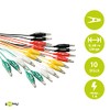 Test Lead 1 Set=10 Pieces and 5 Colors, Length 480