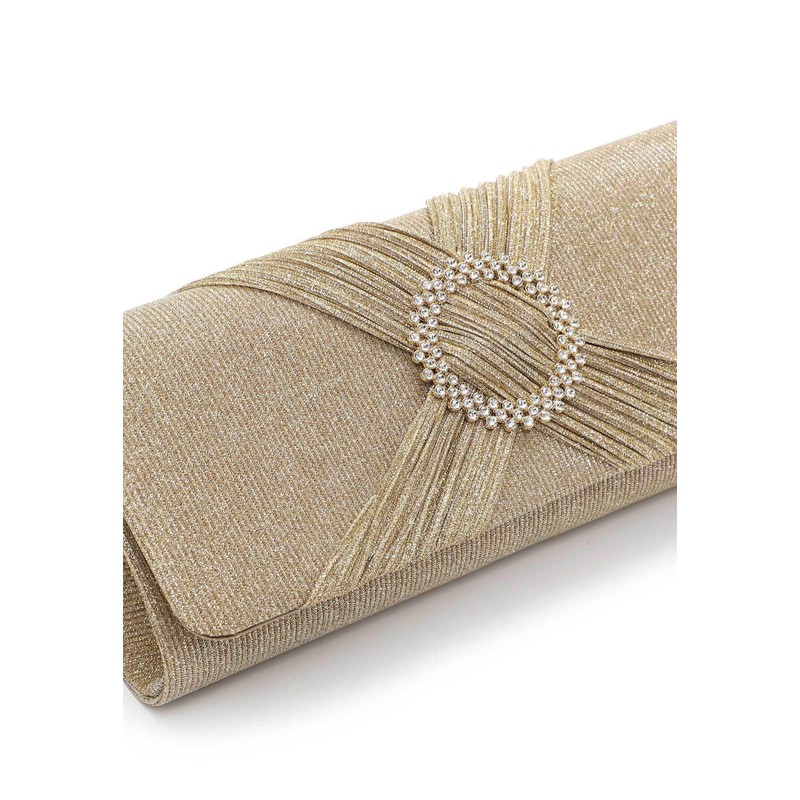 Tamaris Clutch TAS Amalia Brooch 33804 Women's Handbags Plain, Gold