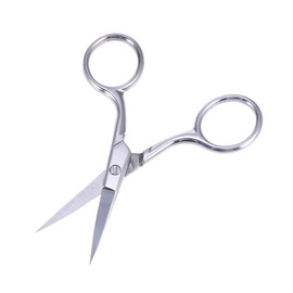 SAFIGLE Stainless Steel Facial Hair Scissors for Eyebrows Nose Hair Trimming Precision Cutting with Curved Tips Ergonomic Handle for Comfortable Grip for Men and Women
