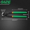 SPEEDWOX 9-Inch Ear Clamp Pliers with Front & Side Crimp