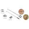 40" Fire Tongs Fire Pit Tongs Set, Stainless Steel Fireplace