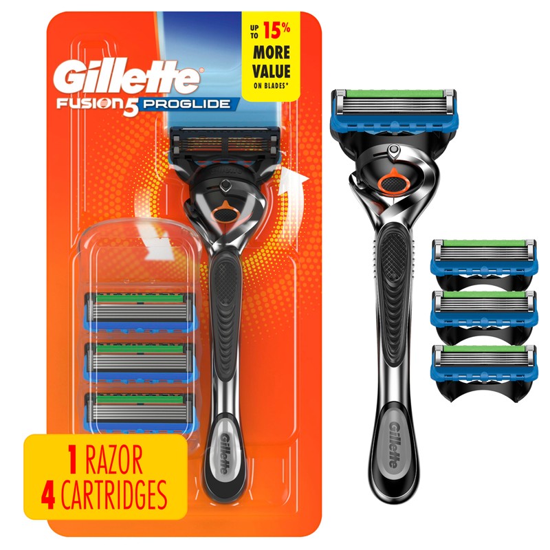 Gillette Fusion5 ProGlide Shaving Razor for Men, Razor Handle, 4
