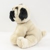 Teddys Rothenburg Cuddly Toy Pug 30 cm Sitting Dog Plush