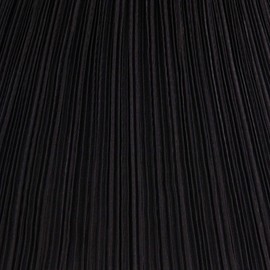 Black Mushroom Pleated Large Empire Lamp Shade 7" Top x 17" Bottom x 11" High x 11.5" Slant (Spider) Replacement with Harp and Finial - Springcrest