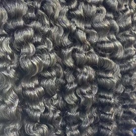 10-30 Inches Premium Human Hair Extensions for Black Women Raw CambodianHuman Hairstyle: Natural Wave, color: Black, Stretched Length: 14 in
