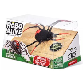 Zuru Toys Robo Alive Crawling Spider Robotic Pet Figure [Glow-in-the-D