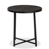 Baxton Studio Sadiya Outdoor Side Tables, Black