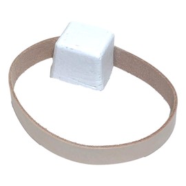 TAMROD HOLDINGS LLC 1/2" x 10" Leather Honing & Polishing Strop Belt - White Diamond Buffing Compound Included