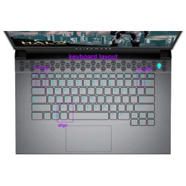 Keyboard Cover Skin Compatible for Dell Alienware M15 R4 R3 R2 Gaming Laptop, Dell G7 15 7500 15.6" Gaming Laptop (NOT for Alienware M15 R4 Cherry Mechanical Verison or Alienware 15 R3)(Mint)