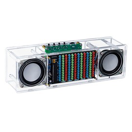 Comphic DIY Bluetooth Speaker Kit Electronic LED Music Spectrum Dual Channel Soldering Practice 3W Speaker 8002 Amplifier