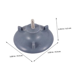 TOVINANNA 2pcs Non Slip Suction Cup Toilet Chair Feet Pads Rubber Skid Leg Grips for Elderly and Compatible with Tiles Marble Floors Easy to Clean and Maintain Bathroom Safety Accessories