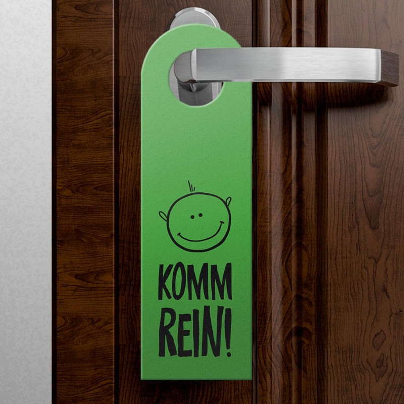 trendaffe - Do not disturb or come in door hanger