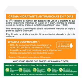 Crema Hidratante Garnier Skin Active Express Aclara Tono Uniforme 50ml