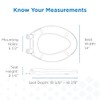 Gerber Elongated Toilet Seat with Cover, Soft Close, No Slam,