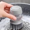 Dish Brush with Soap Dispenser and Holder 2pcs, Kitchen Dish