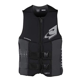 Oneill Mens ASSAULT FZ USCG LIFE VEST, BLK/GRAPH, 3XL