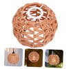 jojofuny Imitation Rattan Pendant Lampshade Replacement for Retro Lighting Easy