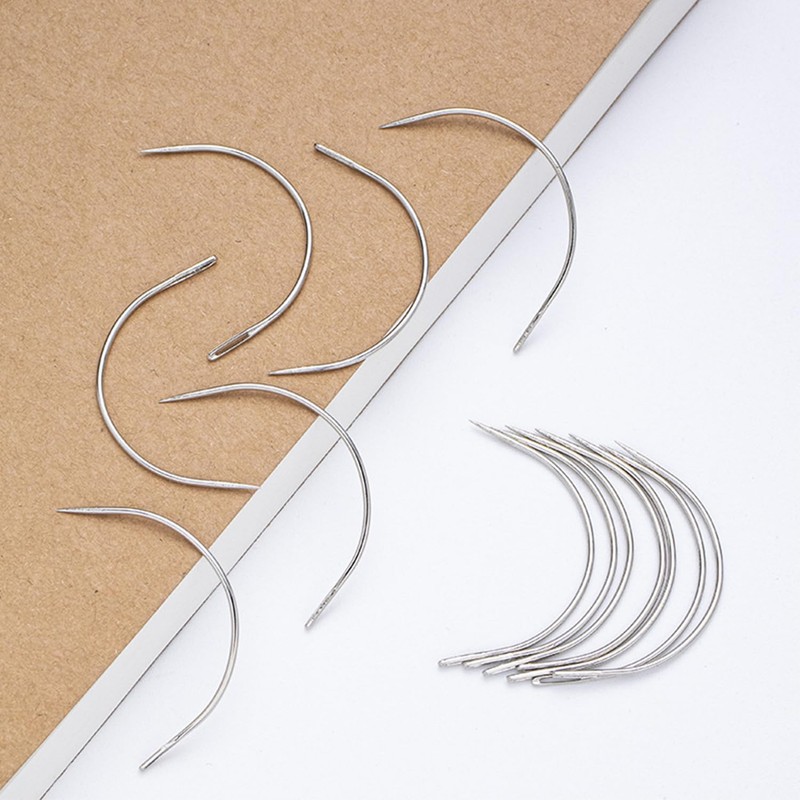Pack of 12 curved needles, curved needles, thin needle, upholstery