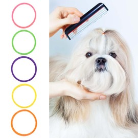 FRCOLOR 170Pcs Dog Hair Ties Pet Rubber Bands Pet Dog Stretchy Rubber Bands Grooming Hair Accessories for Doggy Grooming