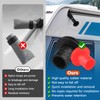 Foycow 8 Pcs RV Gutter Spout Caps - RV Gutter