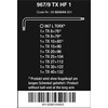 Wera 967L/9 Torx HF Key Set 024244