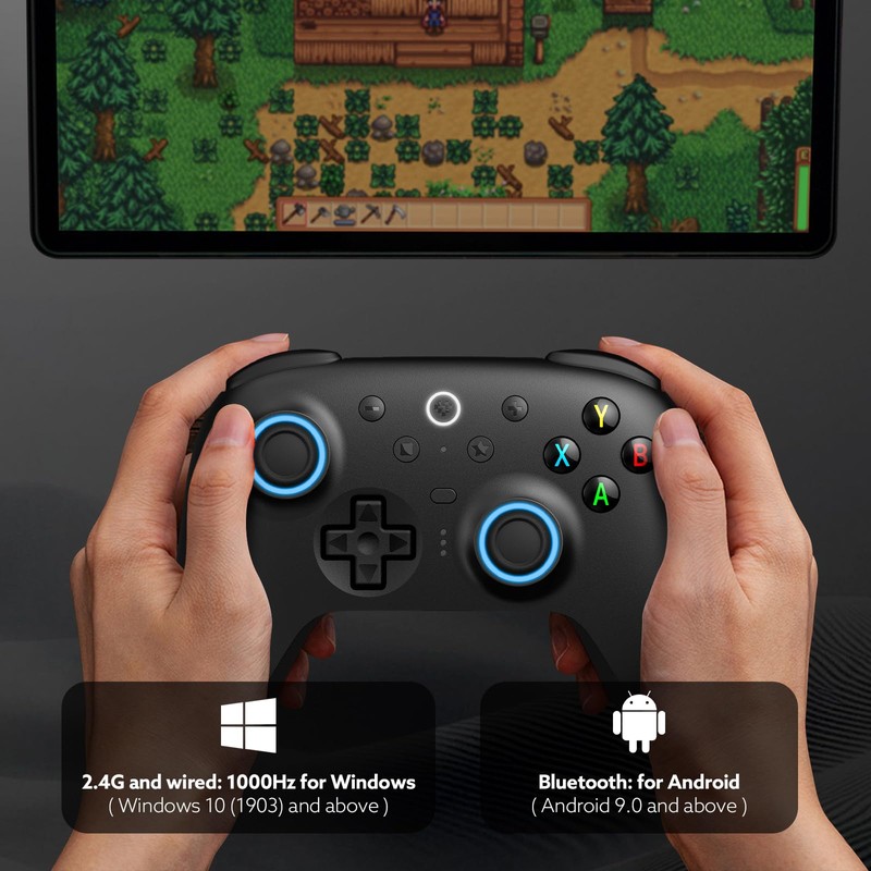 8Bitdo Ultimate 2 Wireless 2.4G Controller (TMR Joystick Update), Star-Ring