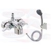 Chrome Clawfoot Tub Add-A-Shower Faucet With HandShower Kit - Fit