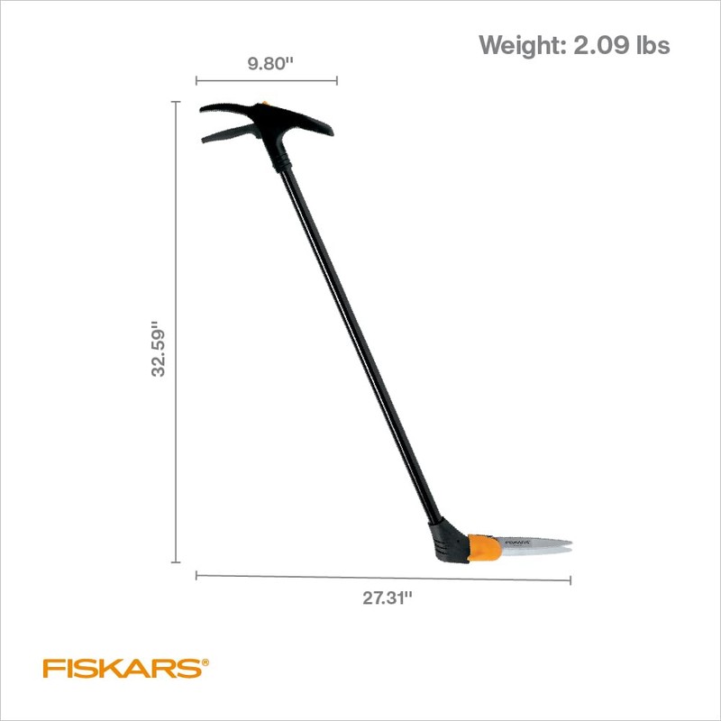 Fiskars Grass Shears, Long Handle, 36" Handle Lawn Shears for