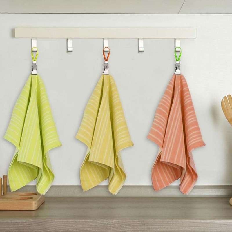 UEAVOID Pack of 15 Towel Clips Towel Hooks Replacement Eyelets