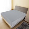 vidaXL Grey Jersey Fitted Sheets Set - 2 Pieces, 140x200