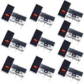 ThtRht 30 Pack Micro Limit Switch Push Button Endstop Momentary Switches Without Lever Arm CYT1073 3 Pin 1A 125V AC NO+NC End Stop for Arduino Mouse 3D Printer (12 * 6 * 6mm)