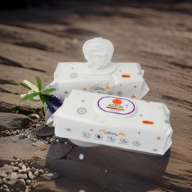 Aurora Pet Wipes, 100% Natural Plant-Based Hypoallergenic Pet Grooming Wipes (Lavender, 100 Count)