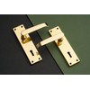 Designer Levers - Victorian Straight Lever Door Handles - Polished
