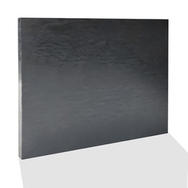 Delrin/Acetal Copolymer Plastic Sheet 1/8" Thick - 12" x 16" Black POM Plastic Sheet for Machining Precision Parts,Home Decor,DIY Projects(Opaque Black Acetal Copolymer 1 PCS)