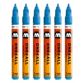 Molotow MO127205 One4All Marker 127Hs 2Mm 161 - Shock Blue Middle