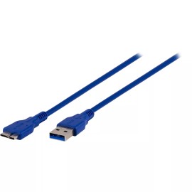 ATIVA® Micro USB 3.0 Cable, Blue