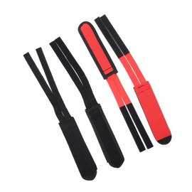 WOONEKY Exercise Bike Straps Bike Pedal Straps Comfort Fit Wide Long Thick for Training Fitness