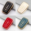 OLLEN TPU Key Fob Cover with Keychain, Fit for Toyota